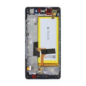 Huawei Serie P Huawei P8 Lite LCD Service Pack con Batteria 02350KCW Nero