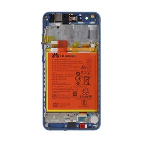 Huawei Serie P Huawei P10 Lite LCD Display + Batt + Frame Service Pack Blu