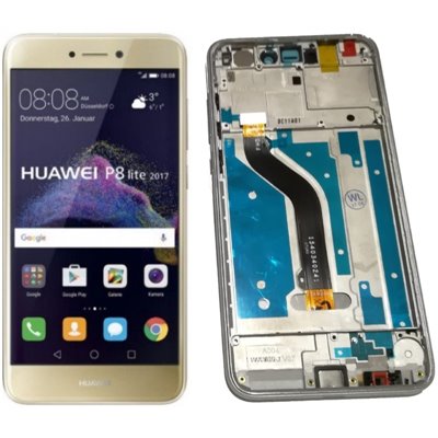 Huawei Serie P LCD + Touch Originale + Frame Huawei P8 & P9 Lite 2017 Gold