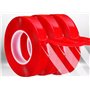 Attrezzi Tools Biadesivo a Super tenuta in PET Trasparente Larghezza 8mm