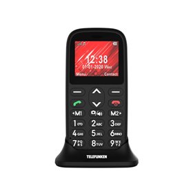 Cellulari per anziani Telefono Telefunken S410 Senior GSM 2G Nero Monoblocco