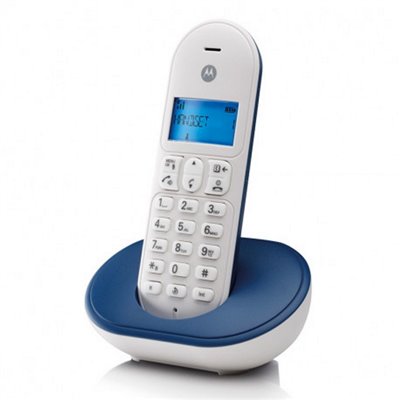 Motorola Cordless Telefono Cordless Dect Motorola T101 Blu