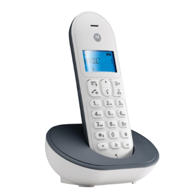 Motorola Cordless Telefono Cordless Dect Motorola T101 Grigio