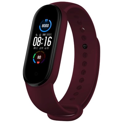 Xiaomi Watch Bracciale in silicone per Xiaomi watch band Mi 5 Sport Wine 