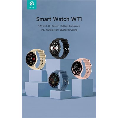 Devia Smart Watch DEVIA Smart Watch modello WT1 APP DaFit Blu