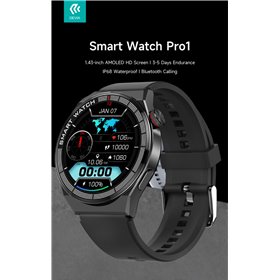 Devia Smart Watch DEVIA Smart Watch Pro1 EM705 IP68 Display Amoled HD Nero