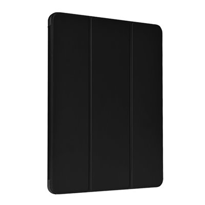 Cover Apple iPad Cover iPad Pro 12.9 2021 in pelle con supporto pencil Nera