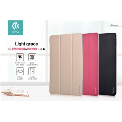 Cover Apple iPad Cover Light grace Per iPad Air 2 & Pro 9.7 con On/Off Gold