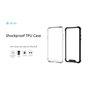 Cover Apple iPhone Cover Devia Shockproof in TPU Flessibile per iPhone X Clear