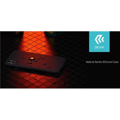 Cover Apple iPhone Custodia protettiva per iPhone X in silicone Nera