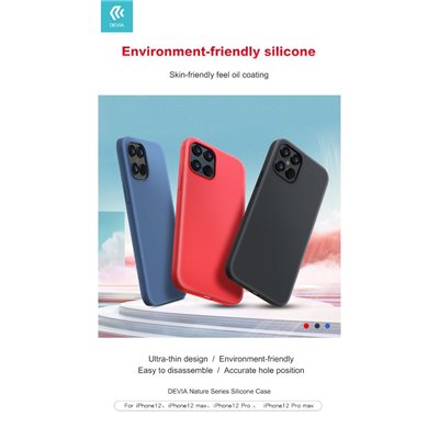Cover Apple iPhone Cover in Silicone effetto seta per iPhone 12 Mini Rossa