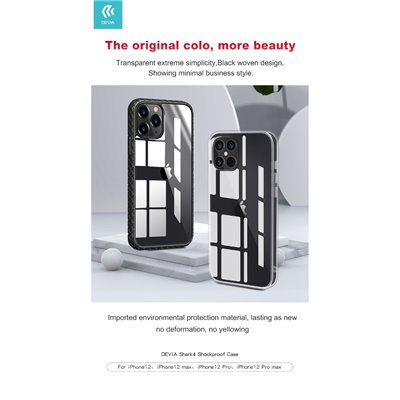 Cover Apple iPhone Cover protettiva trasparente con bordo per iPhone 12 Mini