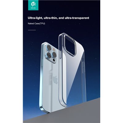 Cover Apple iPhone Cover Trasparente Morbida Compatibile con iPhone 14 Pro Max