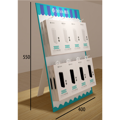 Espositori Espositore da Banco 8 Ganci Devia in Plexiglass 550 x 400 mm