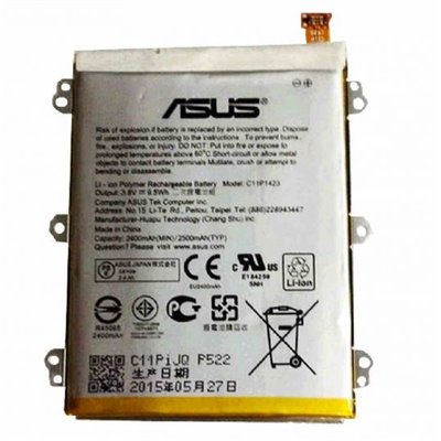 Asus Ricambi Batteria Originale Asus C11P1423 Zenfone 2 ZE500CL 2500mAh