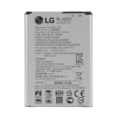 LG Ricambi BATTERIA ORIGINALE LG BL-46ZH per K7 X120 K8 K350N 2125 mAh