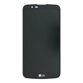 LG Ricambi LCD + Touch Originale con Frame per LG K10 Nero