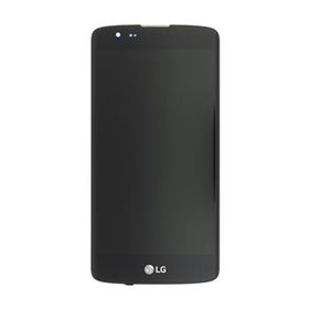 LG Ricambi LCD + Touch Originale con Frame per LG K8 K350 Nero