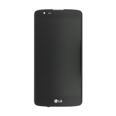 LG Ricambi LCD + Touch Originale con Frame per LG K8 K350 Nero