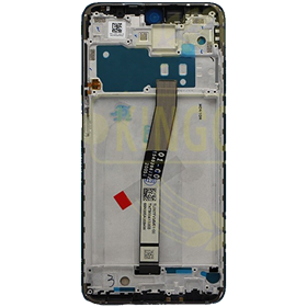 Xiaomi Display LCD Con Frame per Xiaomi Redmi Note 9 Pro ServicePack Bianco