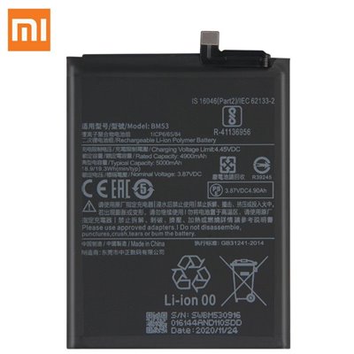 Xiaomi Batterie  Batteria Originale per Xiaomi Mi 10T/Mi 10T Pro BM53 