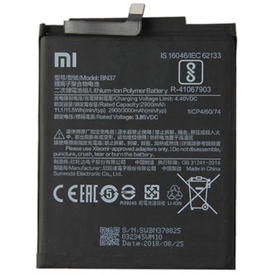Xiaomi Batterie  Batteria Originale per Xiaomi Redmi 6/6A BN37 46BN37W02093