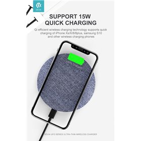 Carica Batterie Caricabatteria wireless rapido sistema Qi 5W/7,5W/10W/15W