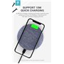 Carica Batterie Caricabatteria wireless rapido sistema Qi 5W/7,5W/10W/15W