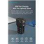Carica Batterie Caricatore 20W PD+QC MINI da Viaggio con Spine Universali