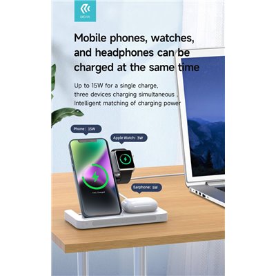 Carica Batterie Supporto carica wireless 15 Watt per smartphone apple watch