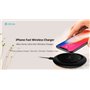 Carica Batterie Carica batterie Allen wireless V2 Slim Standard Qi 10W Nero
