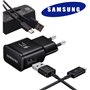 Carica Batterie Carica + Cavo C Samsung EP-TA200EBE + EP-DG970BBE 2A.in Bulk