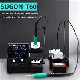 Attrezzi Tools Stazione Doppia di saldatura SUGON T60 con impugnatura C210 160W