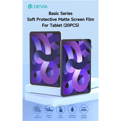 Pellicole Anteriori Pellicola protettiva opaca Anti Impronte serie Basic per tablet Max 11''