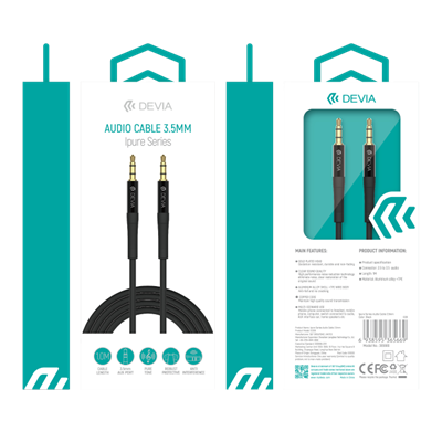 Cavi ConnettivitÃ  Cavo audio jack 3,5mm con connettori dorati 1mt