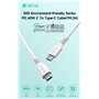 Cavi ConnettivitÃ  Cavo Certificato GRS da Tipo C a C 60W 3A 1 Metro PD