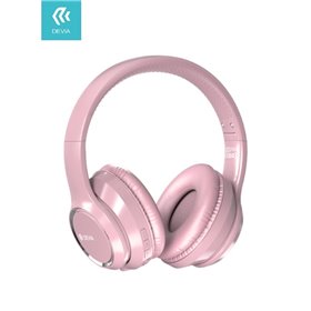 Auricolari&Microfoni Cuffia wireless V2 EM039 bluetooth V. 5.2 ricaricabile Rosa