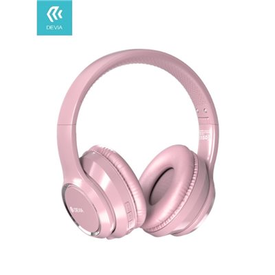 Auricolari&Microfoni Cuffia wireless V2 EM039 bluetooth V. 5.2 ricaricabile Rosa