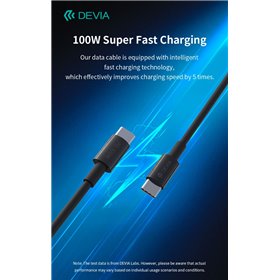 Cavi ConnettivitÃ  Cavo Smart Series 100W Tipo-C a C PD Carica rapida 5A, 1,5 M