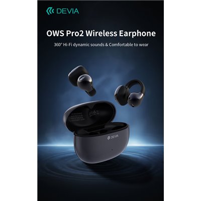 Auricolari&Microfoni Auricolari EM402 wireless senza inserimento nell'orecchio OWS Pro2 Neri