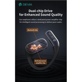 Auricolari&Microfoni Auricolari EM043 wireless senza inserimento nell'orecchio OWS Ultra1 Neri