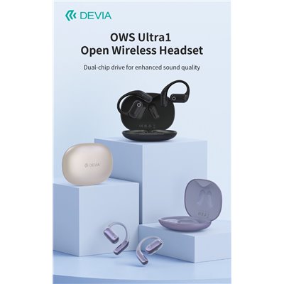Auricolari&Microfoni Auricolari EM043 wireless senza inserimento nell'orecchio OWS Ultra1 Oro