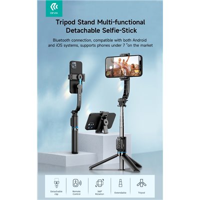 Supporti e Accessori Supporto treppiede e selfie-stick multifunzionale staccabile