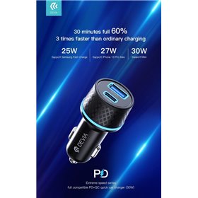Carica Batterie Carica Batterie Rapido slim 2 USB 52.5W da auto 12-24 Volt