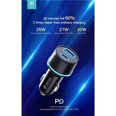 Carica Batterie Carica Batterie Rapido slim 2 USB 52.5W da auto 12-24 Volt