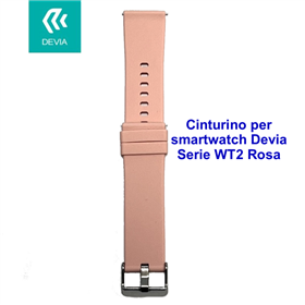 Devia Smart Watch Cinturino per smartwatch Devia Serie WT2 Rosa