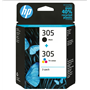 HP 305 2-PACK TRI-COLOR/BLACK