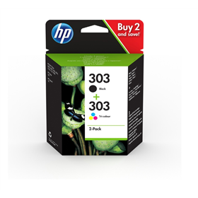 HP 303 INK CARTRIDGE COMBO 2-PACK