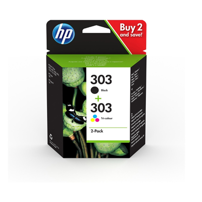 HP 303 INK CARTRIDGE COMBO 2-PACK
