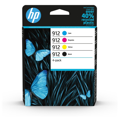 HP 912 CMYK ORIGINAL INK 4-PACK